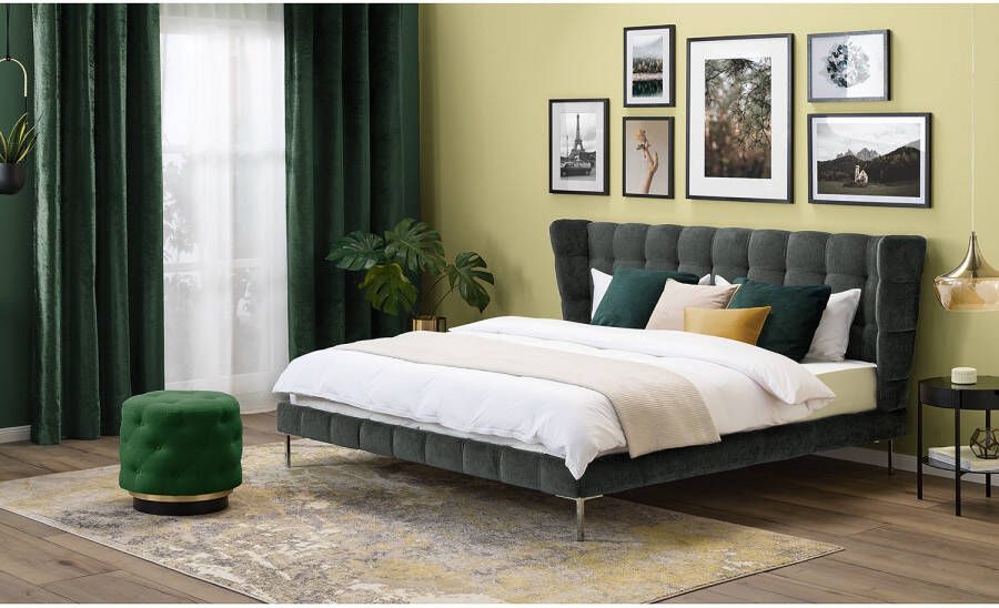 Home24 Gestoffeerd bed Neo fluweel, Studio Copenhagen online kopen