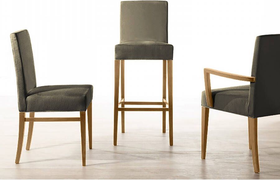 Home24 Gestoffeerde stoel Camillas(set van 2 ), Red Living online kopen