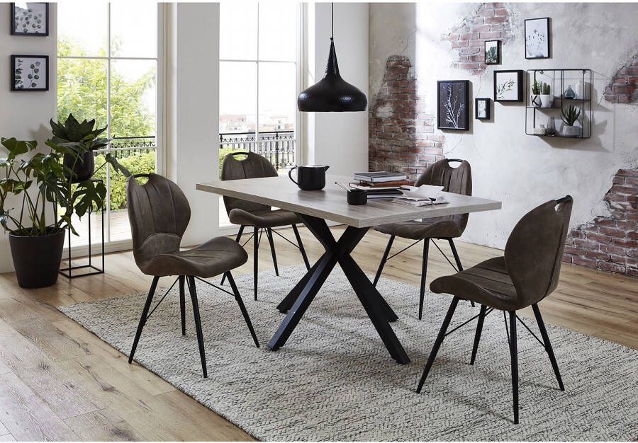 Home24 Gestoffeerde stoel Glin(set van 2 ) loftscape