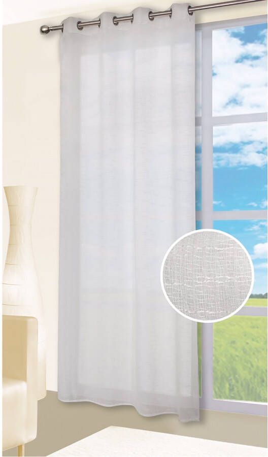 Kutti Gordijn Celtic Gordijn halftransparant linnen-look effectgaren (1 stuk) - Foto 5