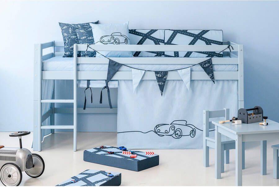 Hoppekids ECO Dream My Color halfhoogslaper 90x200cm Droomblauw