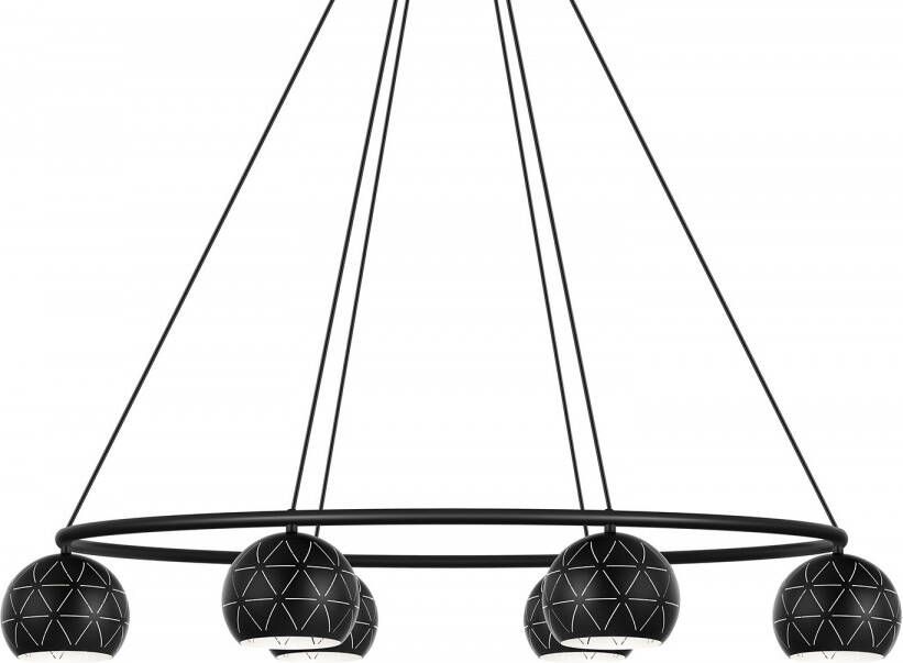 EGLO CANTALLOPS Hanglamp E14 115.0 cm Zwart;Wit - Foto 1