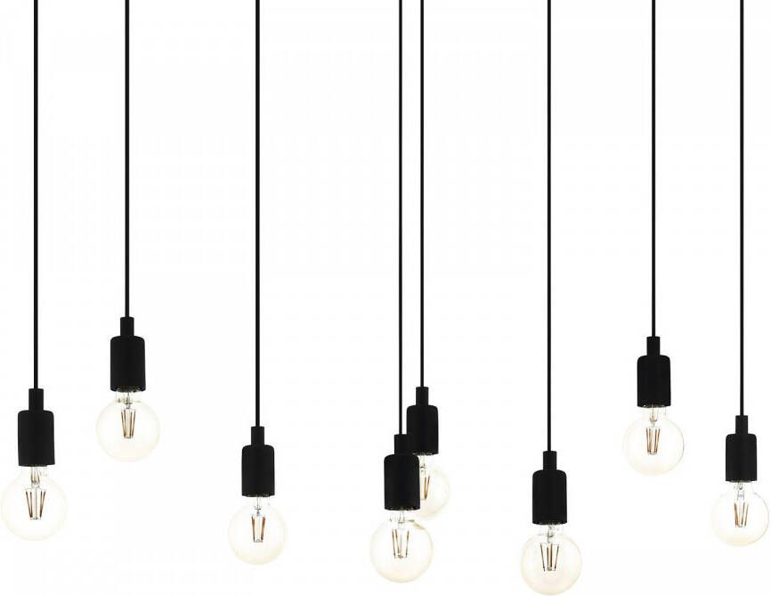 EGLO  Hogsmill Hanglamp - E27 - 115 5 cm - Zwart - Foto 3