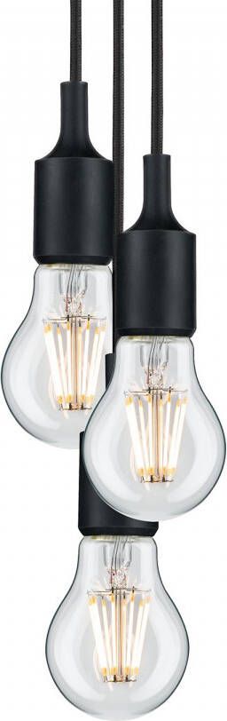 Paulmann 50382 Neordic Ketil hanglamp max. 3x20W E27 Zwart 230V silicon kunststof - Foto 10