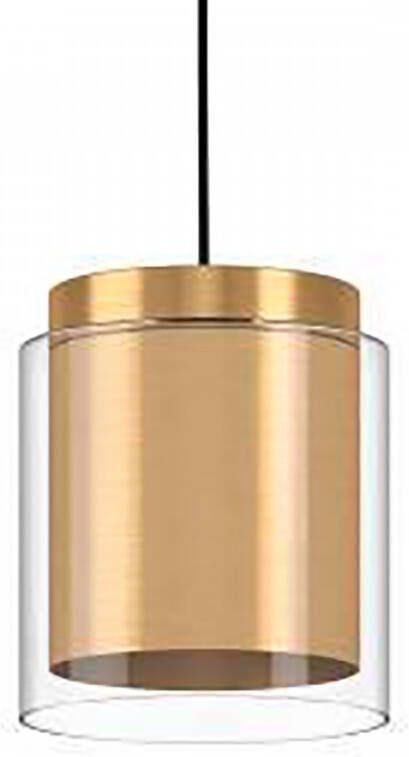 EGLO Hanglamp LAGUNITAS Hanglamp in zwart en messing en goudkleur van staal (1 stuk)