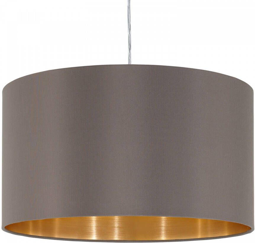 EGLO  Maserlo - Hanglamp - 1 Lichts - Ø38cm - Nikkel-Mat - Goud - Foto 2