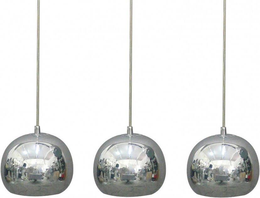 SalesFever Hanglamp AVA Lampenkappen van verchroomd metaal in glans-design - Foto 2