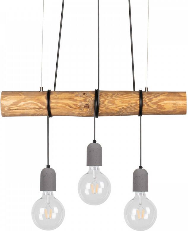 SPOT Light Hanglamp TRABO CONCRETE Hanglamp houten balk van grenenhout ø 8-12 cm echt beton - Foto 2