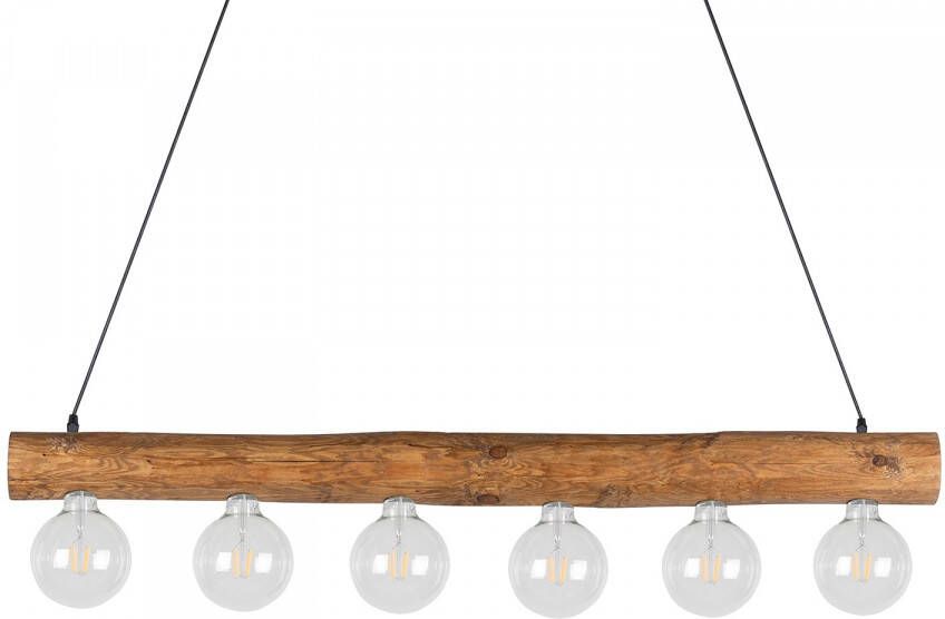 SPOT Light Hanglamp TRABO SIMPLE Hanglamp houten balk van massief grenenhout Ø 8-12 cm - Foto 4