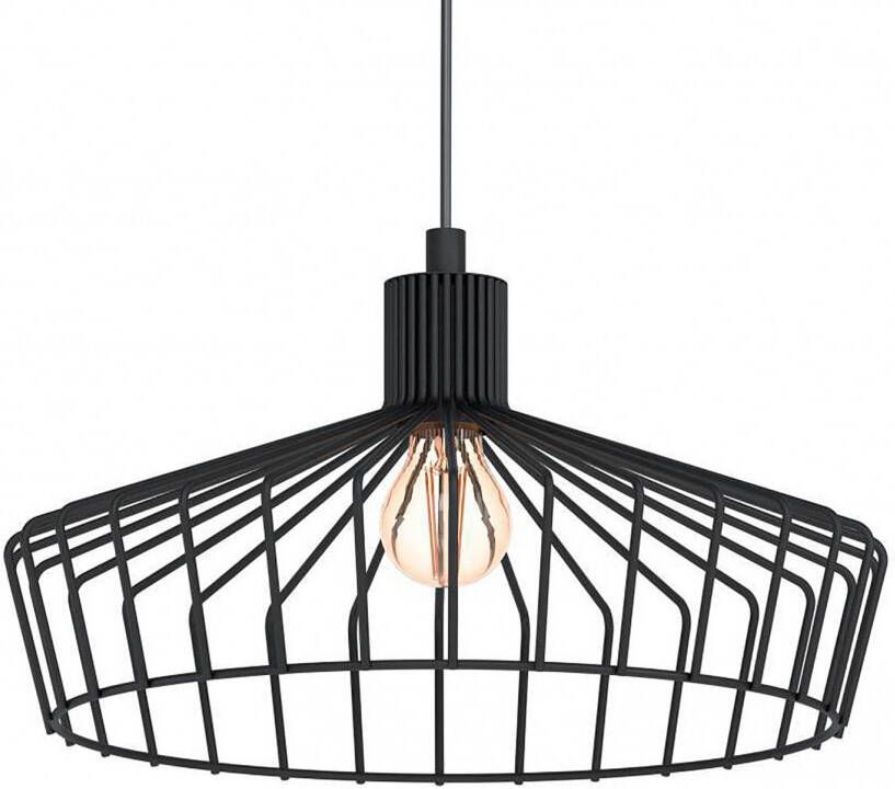 EGLO Winkworth hanglamp 1 x E27 Ø 38 cm Staal Zwart - Foto 2