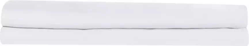 Zohome Hoeslaken Satinado Onderlaken voor tweepersoonsbed 160x200 100% Katoen-Satijn Wit - Foto 2