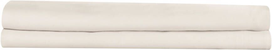 Zohome Hoeslaken Satinado Onderlaken voor tweepersoonsbed 140x200 100% Katoen-Satijn Off-White - Foto 2