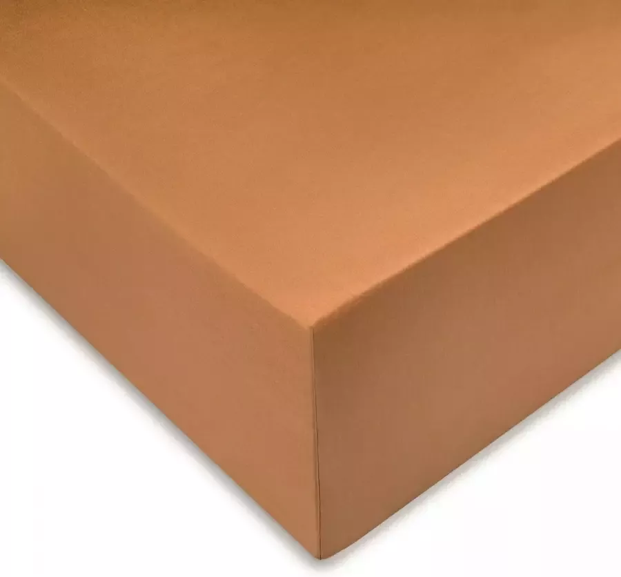 Zohome Hoeslaken Satinado Onderlaken voor tweepersoonsbed 160x200 100% Katoen-Satijn Bruin