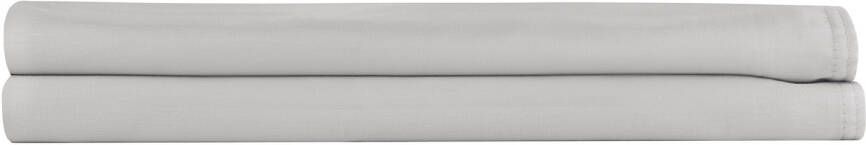 Zohome Hoeslaken Satinado Onderlaken voor tweepersoonsbed 180x200 100% Katoen-Satijn Grijs - Foto 2