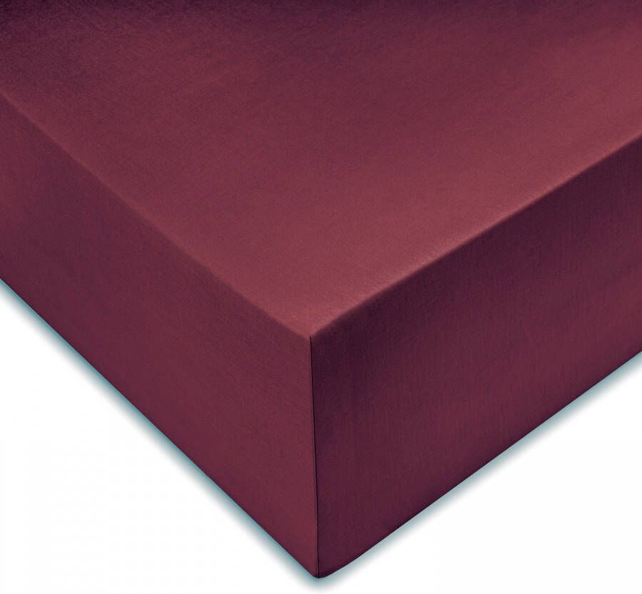 Zo!Home Zo home Satinado Hoeslaken Katoen Satijn 35 Hoekhoogte mauve lilac