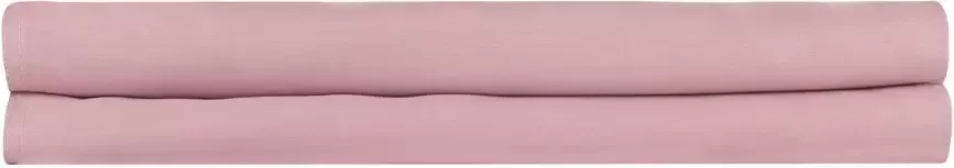 Zohome Hoeslaken Satinado Onderlaken voor tweepersoonsbed 160x200 100% Katoen-Satijn Roze - Foto 2
