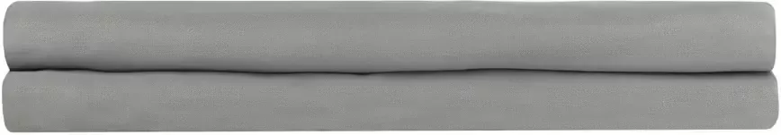 Zohome Hoeslaken Satinado Onderlaken voor tweepersoonsbed 140x200 100% Katoen-Satijn Grijs - Foto 2