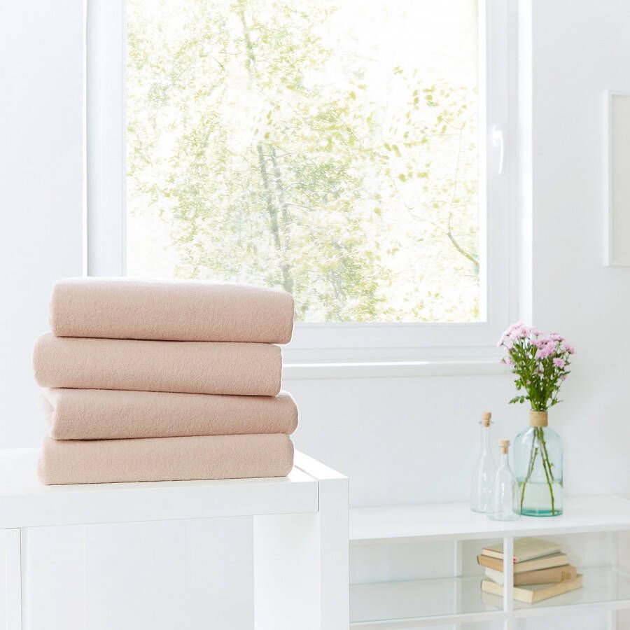 Primera Hoeslaken Teddy pluis 80% katoen voor matrassen tot 20 cm hoogte knus warm in de winter (1 stuk)