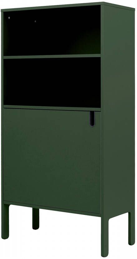 Tenzo wandkast Uno 1-deurs groen 152x76x40 cm Leen Bakker
