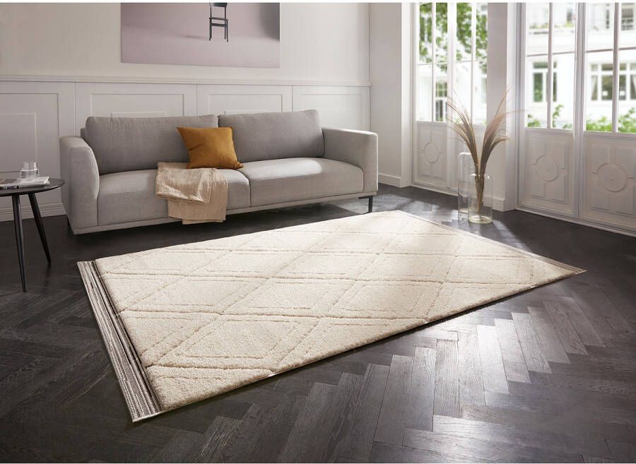 Mint rugs Designer vloerkleed 3D Colin crème 120x170 cm