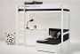 Hoppekids ECO Dream MEGA bed 90x200 cm met lounge-module en bureau wit - Thumbnail 1