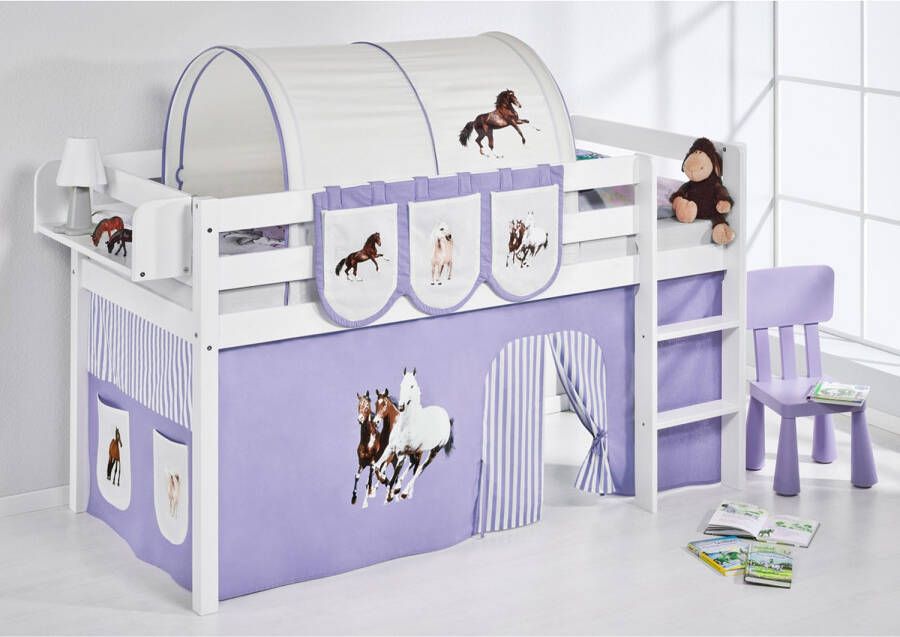 Lilokids Halfhoogslaper Paard Lila met tent - Foto 2