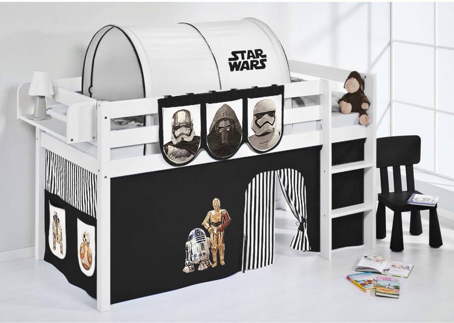 Lilokids Halfhoogslaper Star Wars Zwart met tent - Foto 2