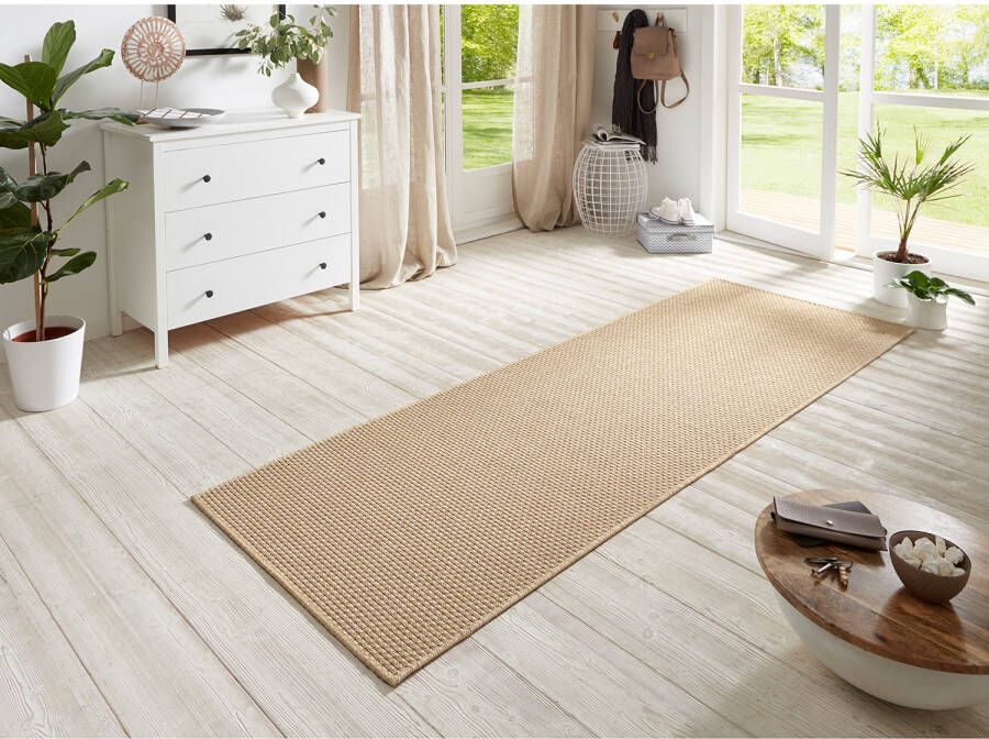 BT Carpet Loper sisal-look binnen & buiten Nature beige 80x250 cm - Foto 3