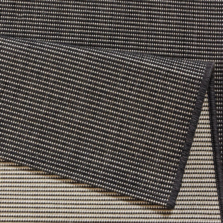 Northrugs Binnen & buiten vloerkleed effen Match zwart 120x170 cm - Foto 1