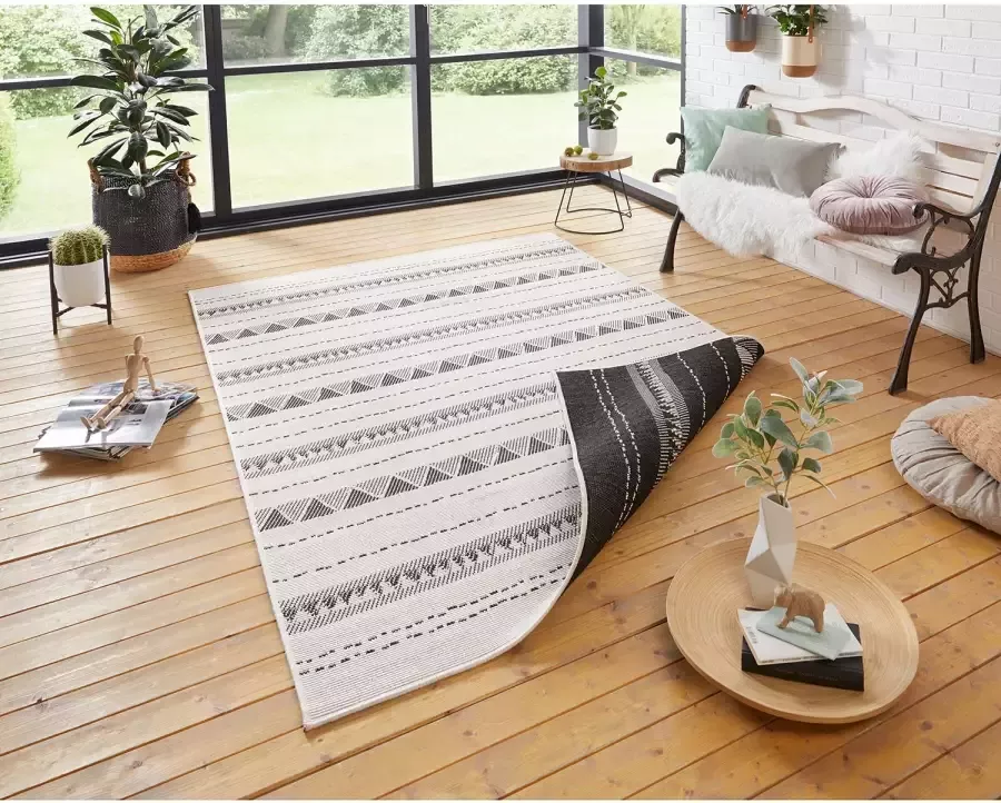 NORTHRUGS Loper Bahamas Geschikt voor binnen en buiten weerbestendig balkon tuin woonkamer waterbestendig