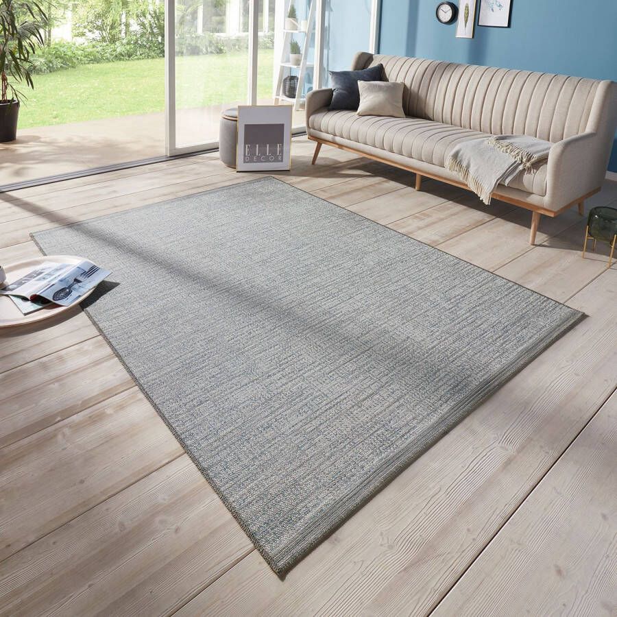 Elle Decoration Binnen & buiten vloerkleed Lens blauw 154x230 cm