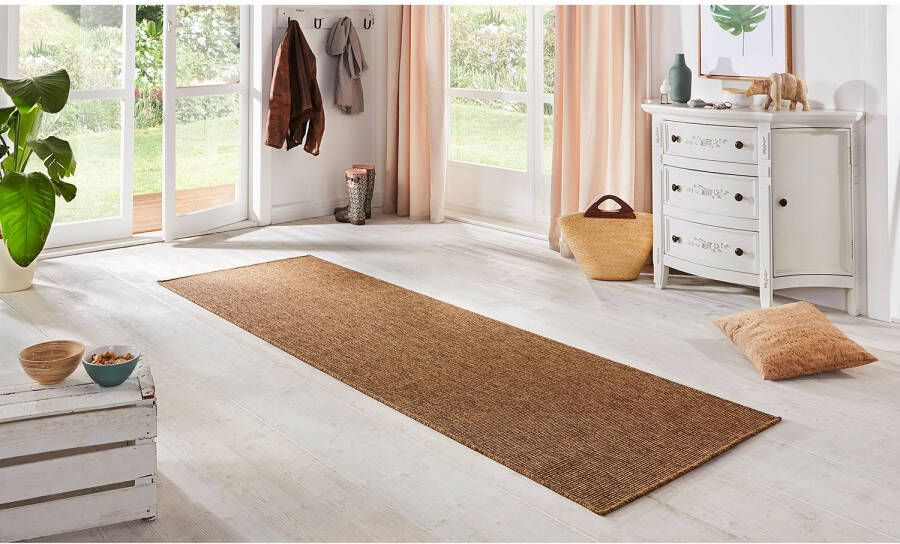 HANSE Home Loper Nature in- en outdoor Vloerkleed weerbestendig balkon hal woonkamer waterbestendig sisal look - Foto 3