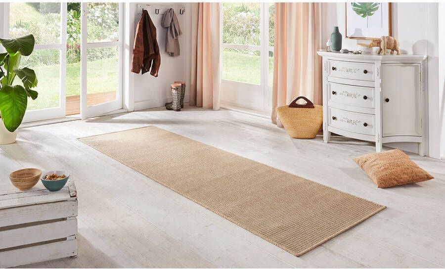 HANSE Home Loper Nature in- en outdoor Vloerkleed weerbestendig balkon hal woonkamer waterbestendig sisal look - Foto 4