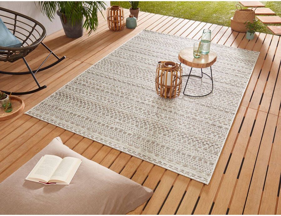 NORTHRUGS Vloerkleed Pijnboom Geschikt voor binnen en buiten slijtvast en gemakkelijk in onderhoud platweefsel - Foto 3