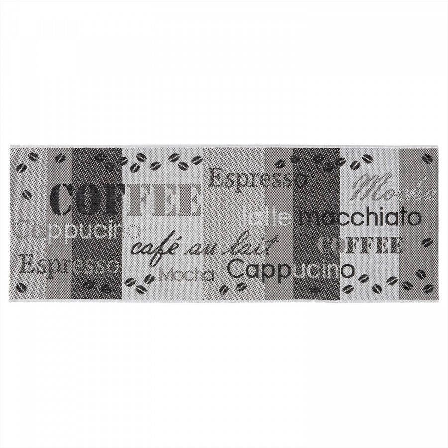 Andiamo Keukenloper ARIZONA 1 Platweefsel motief koffie met een opschrift geschikt voor binnen en buiten - Foto 2