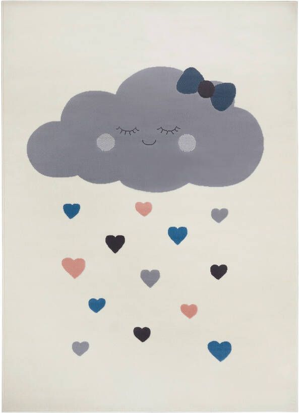 Hanse Home Kindervloerkleed wolken Happy crème 80x150 cm