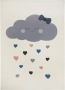 Hanse Home Kindervloerkleed wolken Happy crème 80x150 cm - Thumbnail 2