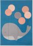 Hanse Home Kindervloerkleed Lara Walvis Blauw 120x170cm - Thumbnail 2