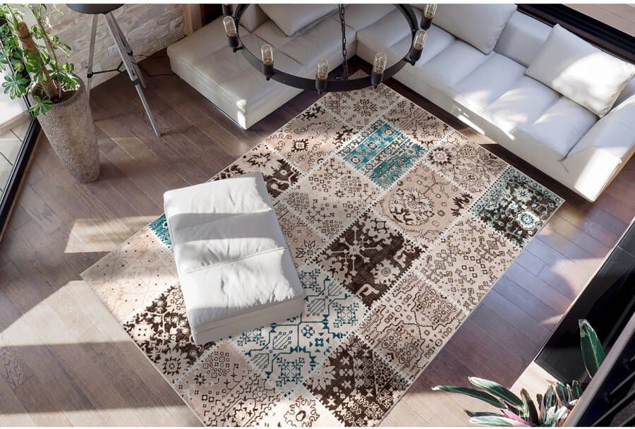 Kayoom Ariya 120 x 170 cm Vloerkleed Taupe 425