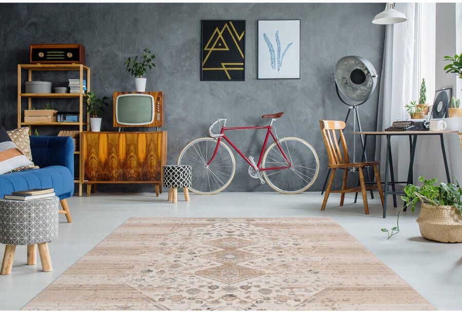 Arte Espina Baroque 80 x 150 cm Vloerkleed Beige 1100