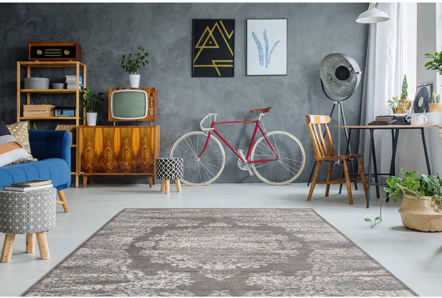 Arte Espina Baroque 80 x 150 cm Vloerkleed Antraciet 800 - Foto 2