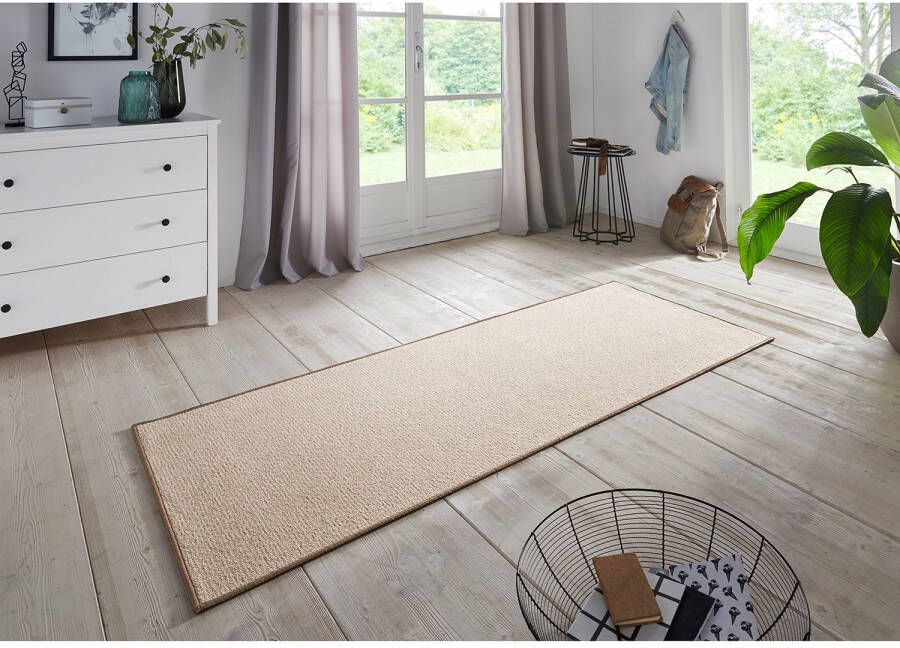 BT Carpet Moderne loper effen Bouclé beige 67x150 cm - Foto 3
