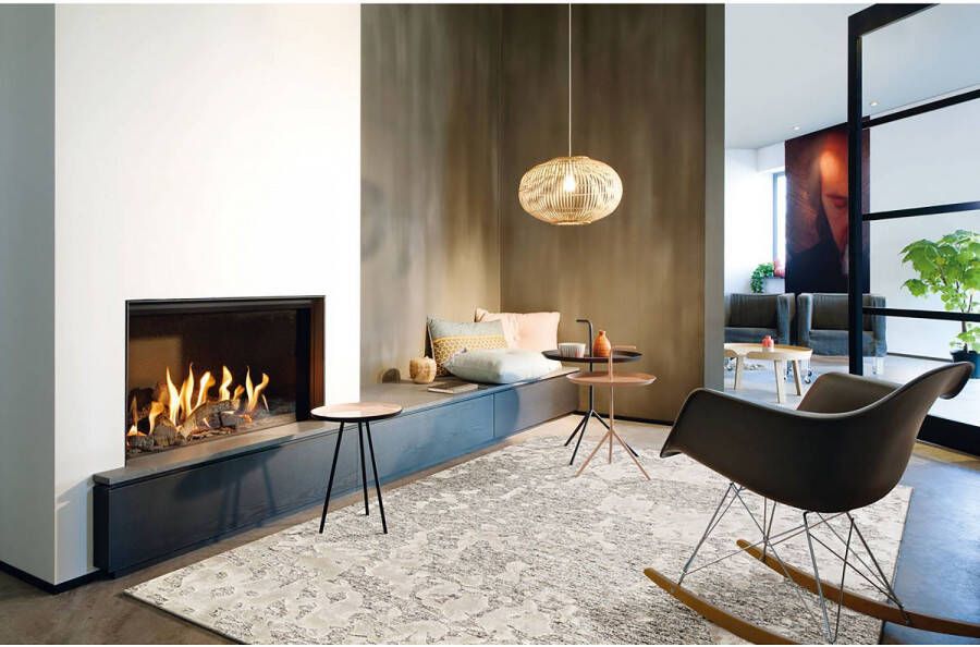 Arte Espina Damast Vloerkleed 120 x 180 cm Naturel