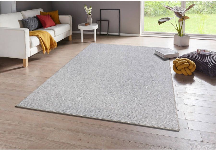 BT Carpet Effen loper Fineloop Comfort lichtgrijs 80x150 cm