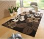 Hanse Home Modern vloerkleed bloemen Flora bruin 160x230 cm - Thumbnail 1