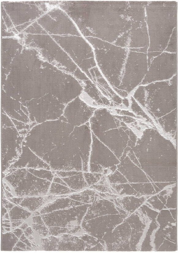 Salery Home Vloerkleed- modern laagpolig vloerkleed tapijtenloods Lara donkergrijs geodriehoek patroon 160x230 cm - Foto 14