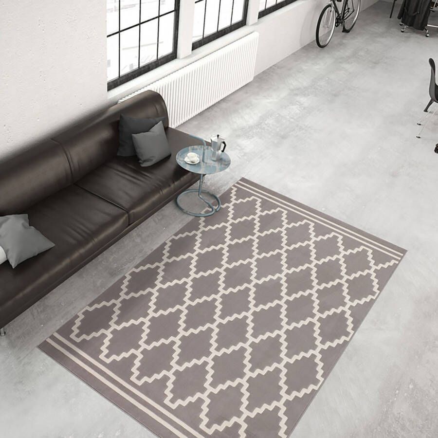 Dutch XXL Lina 225 Taupe Elfenbein 80x325 cm