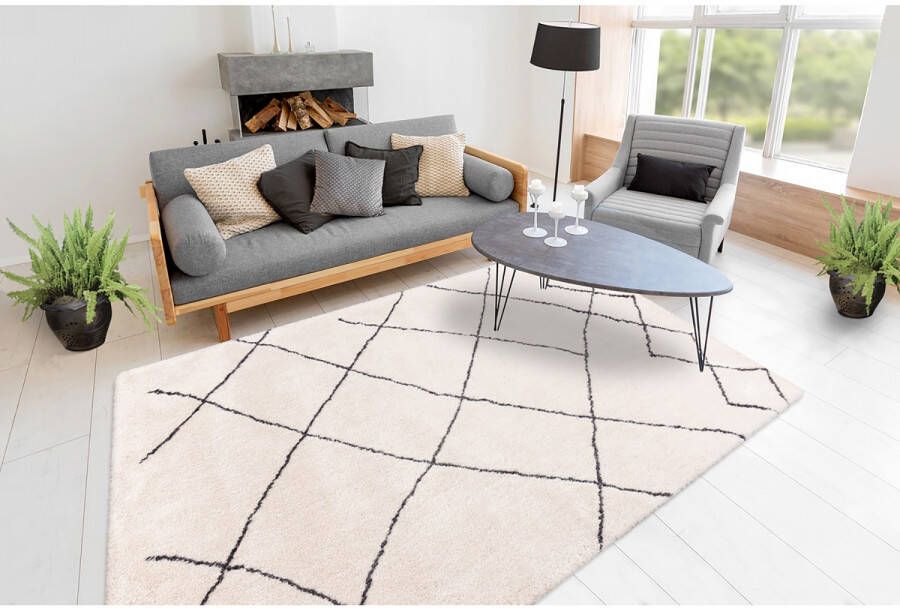 Kayoom Orlando 120 x 170 cm Vloerkleed Ivory 525