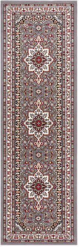 Nouristan Perzisch tapijt Parun Täbriz grijs rood 80x250 cm - Foto 5