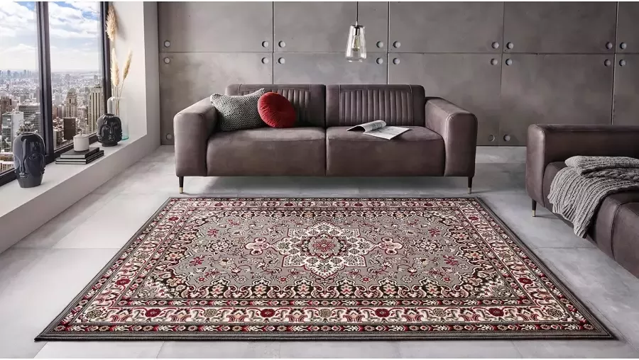 NOURISTAN Vloerkleed Parun Täbriz Kortpolig orient loper vintage eetkamer woonkamer gang - Foto 3